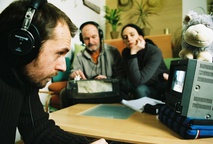 Martin Turk on the set of Vsakdan ni vsak dan (2008).