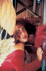 Nataša Barbara Gračner on the set of Carmen (1995).