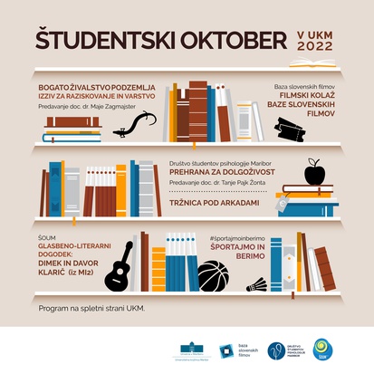 Študentski oktober Univerzitetne knjižnice Maribor tudi v znamenju slovenskega filma