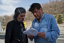 Senad Bašić, Miroslav Mandić na snemanju filma Adria Blues (2013).