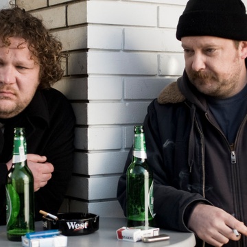 Peter Musevski, Primož Pirnat v filmu Slovenka (2009).