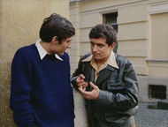 Mirko Bogataj, Rade Šerbedžija v filmu Sedmina (1969).