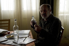 Mustafa Nadarević na snemanju filma Piran - Pirano (2010).