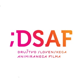 Logotip: ;DSAF - Društvo slovenskega animiranega filma