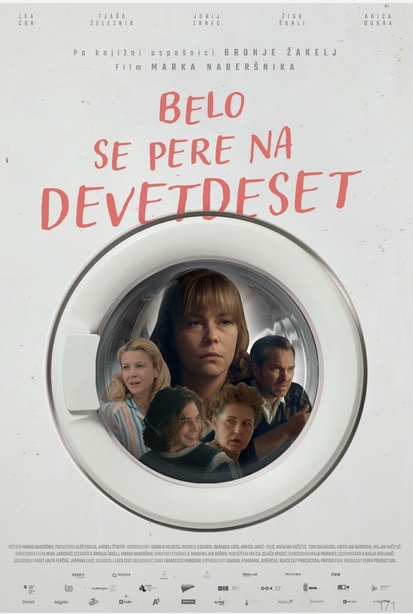 Plakat: Belo se pere na devetdeset (2025).