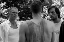 Andraž Jug, Branko Završan on the set of Jogi in škatla (2016).