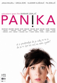 The poster for Panika (2013). In this photo:  Janja Majzelj