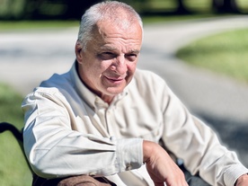 Ivan Čuk on the set of Mnogoboj Leona Štuklja (2024).