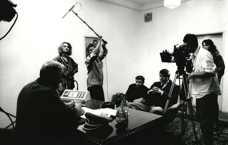 Damjan Kozole, Andrej Lupinc, Alenka Nahtigal, Frenk Retelj, Jožef Ropoša, Maja Weiss v filmu Remington (1989).