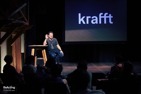 Dalibor Matanić at an event organized by: KRAFFT - igralski filmski festival.