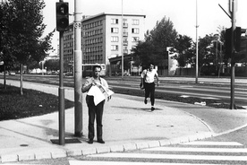 fotografija s snemanja Usodni telefon (1987)