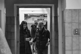 Aleksandra Balmazović on the set of Niko (2017).