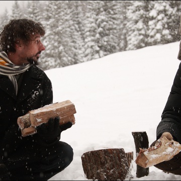 Jan Cvitkovič, Polona Juh v filmu Lahko noč, gospodična (2011).