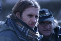 Martin Turk, Radovan Čok na snemanju filma Rezina življenja (2006).