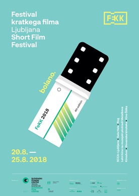 Plakat: FeKK - mednarodni festival kratkega filma v Ljubljani