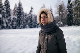 fotografija s snemanja Tudi jaz vidim (2019)