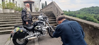 fotografija s snemanja Karel X. – Burboni na Goriškem (2025)