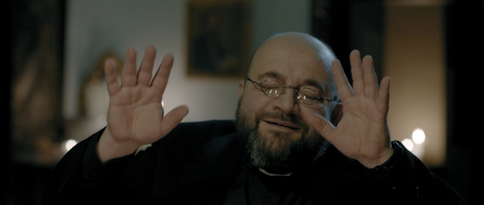 Gregor Čušin v filmu Gospod Jakob in božična štalca (2015).