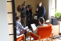 fotografija s snemanja Par poletja (2016)