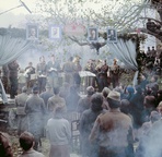 fotografija s snemanja Nasvidenje v naslednji vojni (1980)