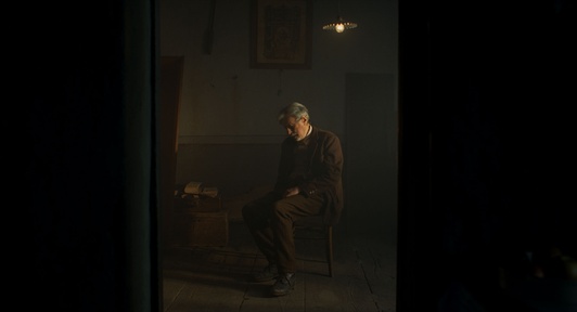 Massimo De Francovich v filmu Zgodbe iz kostanjevih gozdov (2019).