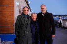 Iztok Geister, Marika Pogačnik, Marko Pogačnik na dogodku 28. Festival slovenskega filma.