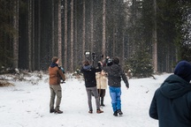 fotografija s snemanja Kotel (2025)