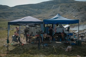 photo from set Gora se ne bo premaknila (2025)