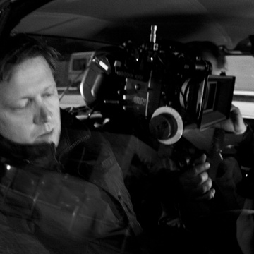 Damjan Kozole na snemanju filma Slovenka (2009).