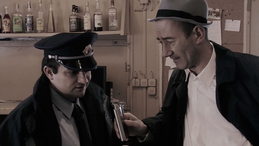 Boris Ostan, Sebastjan Pikl v filmu Prvi dan v službi (2010).