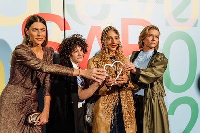 Sarah Al Saleh, Alina Juhart, Mina Milovanović, Mia Skrbinac na dogodku 31. Sarajevo Film Festival.