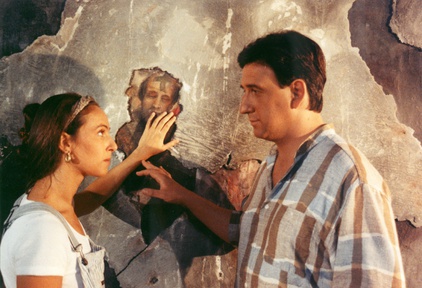 Roman Končar, Lučka Počkaj in Rabljeva freska (1995).
