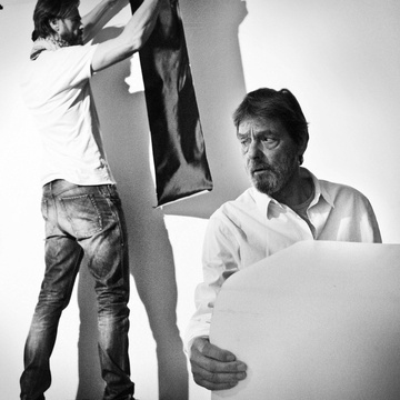 Frank Uwe Laysiepen on the set of Projekt: rak (2013).