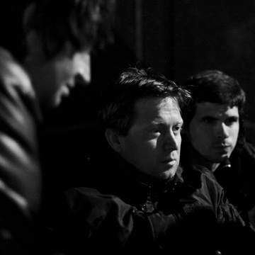 Damjan Kozole na snemanju filma Slovenka (2009).