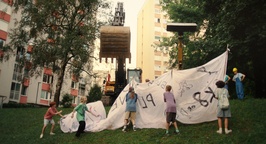 fotografija s snemanja Igrišča ne damo! (2024)