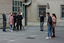 fotografija s snemanja Avdicija (2021)