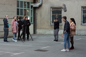 fotografija s snemanja Avdicija (2021)