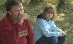 Milivoj Roš, Sandi Šalamon v filmu Oča (2010).