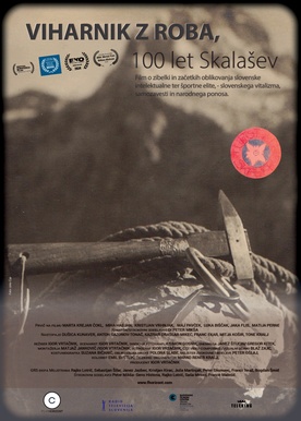 The poster for Viharnik z roba, 100 let Skalašev (2024).