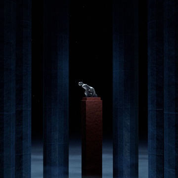 Still frame Človek s senco (2019)