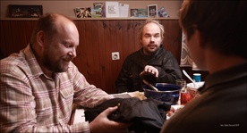 Peter Musevski, Gregor Zorc v filmu Očetova želja (2010).