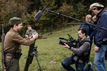 fotografija s snemanja Predam se (2021)