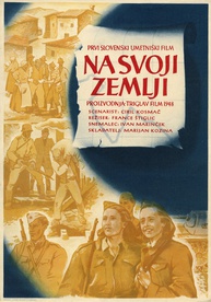 Plakat: Na svoji zemlji (1948).