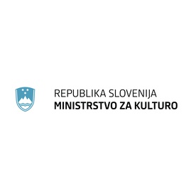 Logo: Ministrstvo za kulturo Republike Slovenije