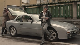 Primož Pirnat, Maks Sušnik, Aljoša Ternovšek v filmu Svetlo črna (2014).