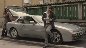 Primož Pirnat, Maks Sušnik, Aljoša Ternovšek v filmu Svetlo črna (2014).