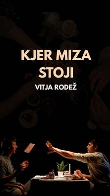 Plakat: Kjer miza stoji (2026).