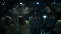 Alja Krhin, Peter Podgoršek v filmu Nadstropje 4 (2025).