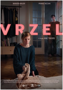 The poster for Vrzel (2018). In this photo:  Primož Bezjak, Maruša Majer