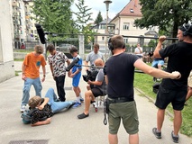 The shooting of the feature Elvis Škorc, Clever Klutz by the director Boris Jurjaševič begins